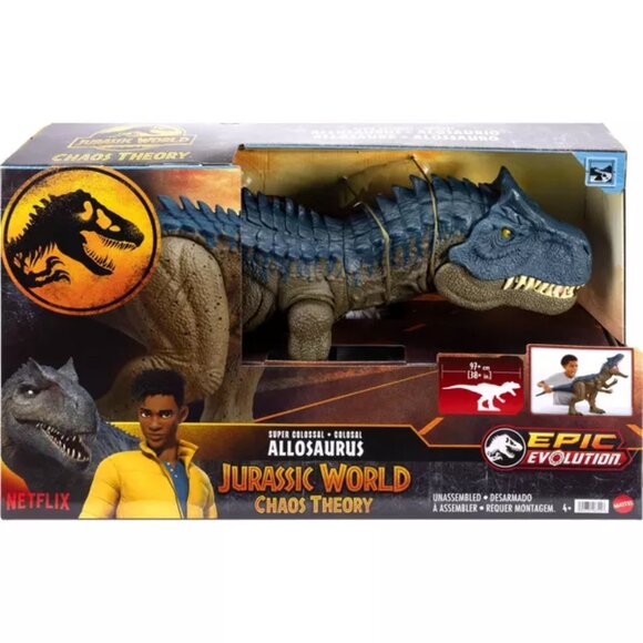Jurassic World Chaos Theory Super Colossal Allosaurus Figure
